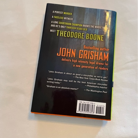 1st ed AUTOGRAPHED signed John Grisham Theodore Boone Kid Lawyer 2010 perfect - Picture 8 of 10